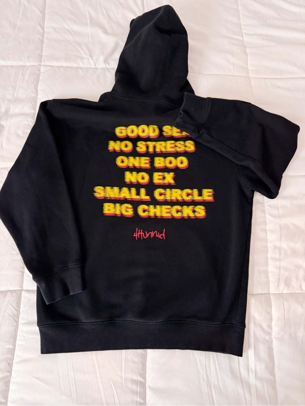 4 Hunnid Graphic Hoodie Large